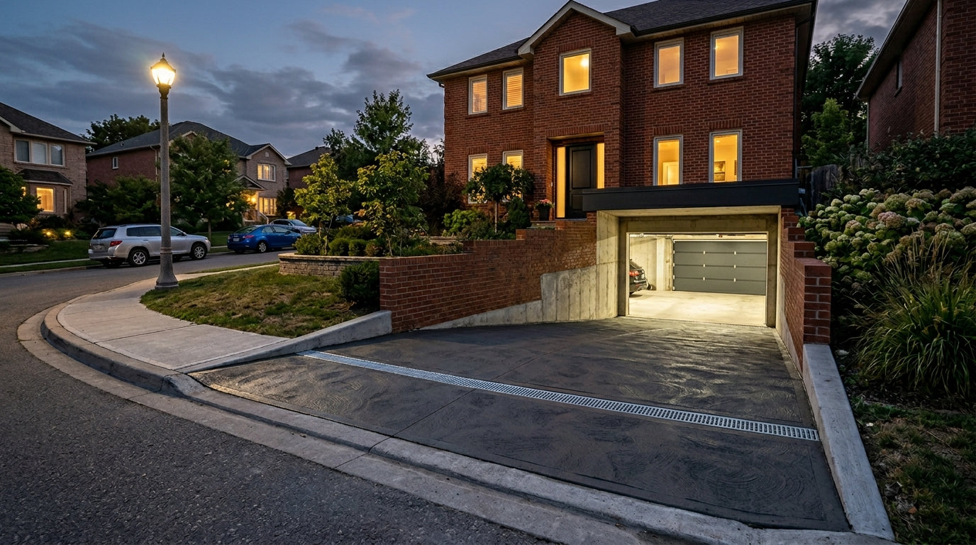Driveway Ramp and Entry Portal