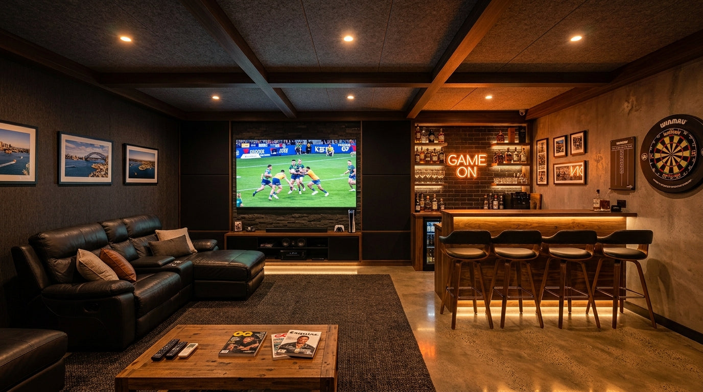 luxury underground man cave 2000