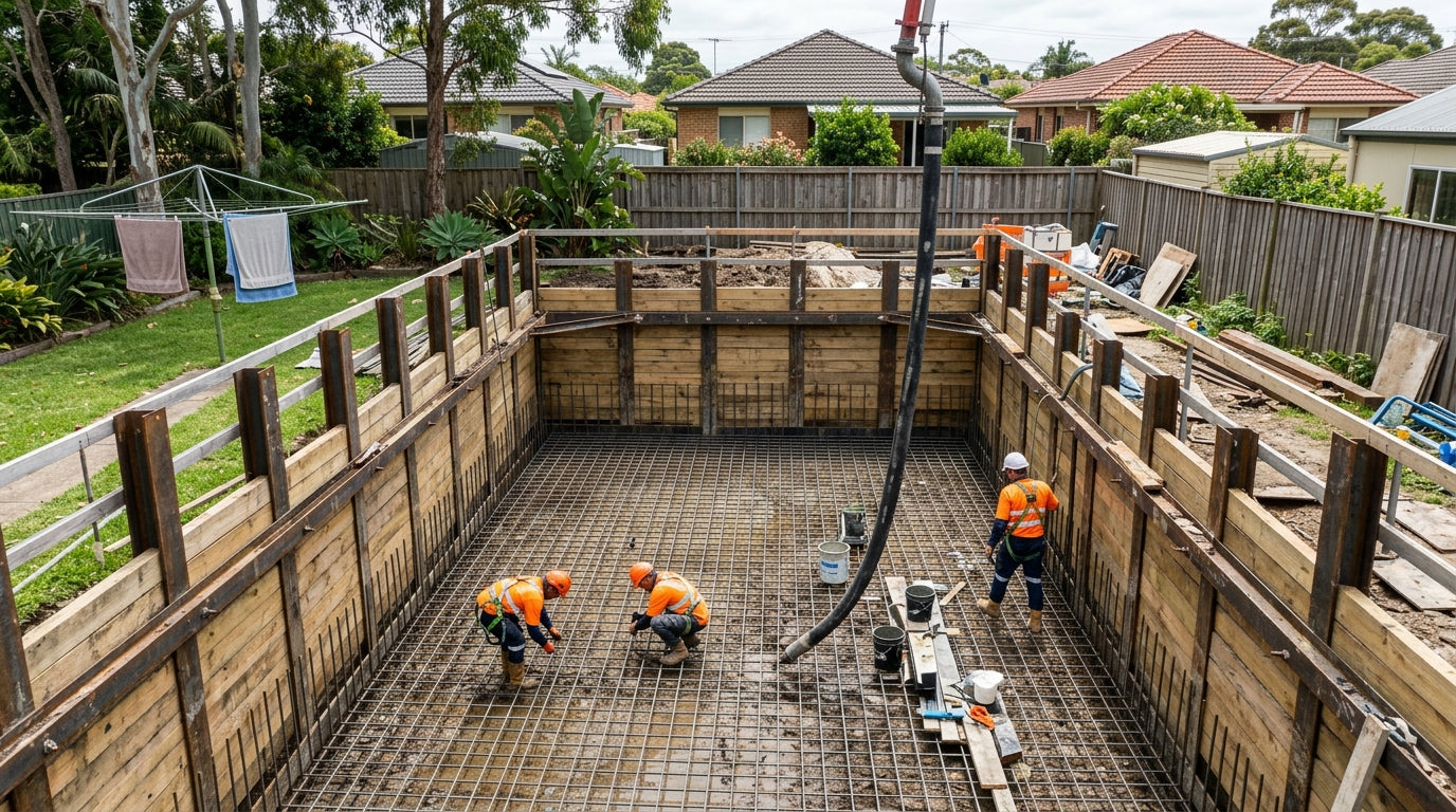 workers construction underground man cave
